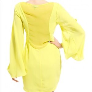 Party sheer-back dress!